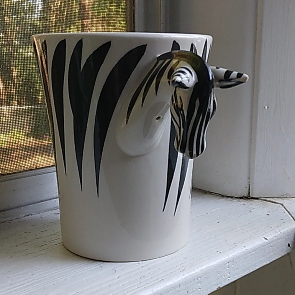 Pier 1 Zebra Mug
